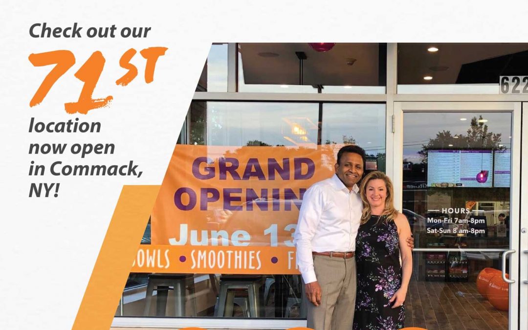 Vitality Bowls 71st location now open in Commack, NY