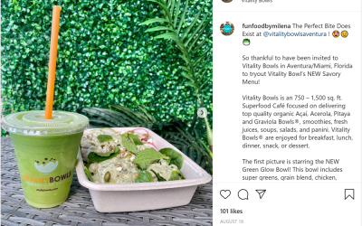 @funfoodbymilena Posts About Vitality Bowls Aventura