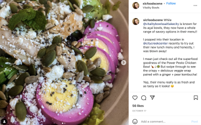 @slcfoodscene Posts About Vitality Bowls