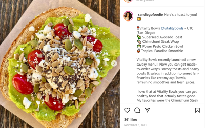 @_sandiegofoodie Posts About Vitality Bowls