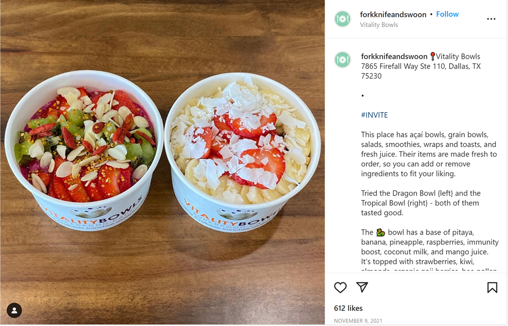 @forkknifeandswoon Posts About Vitality Bowls