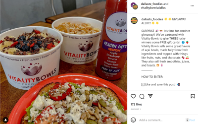 @dallastx_foodies Posts About Vitality Bowls