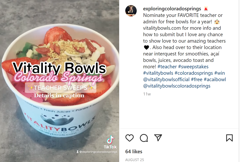 @exploringcoloradosprings Posts About Vitality Bowls